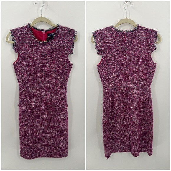 J. Crew Resume pink tweed dress - Picture 2 of 11